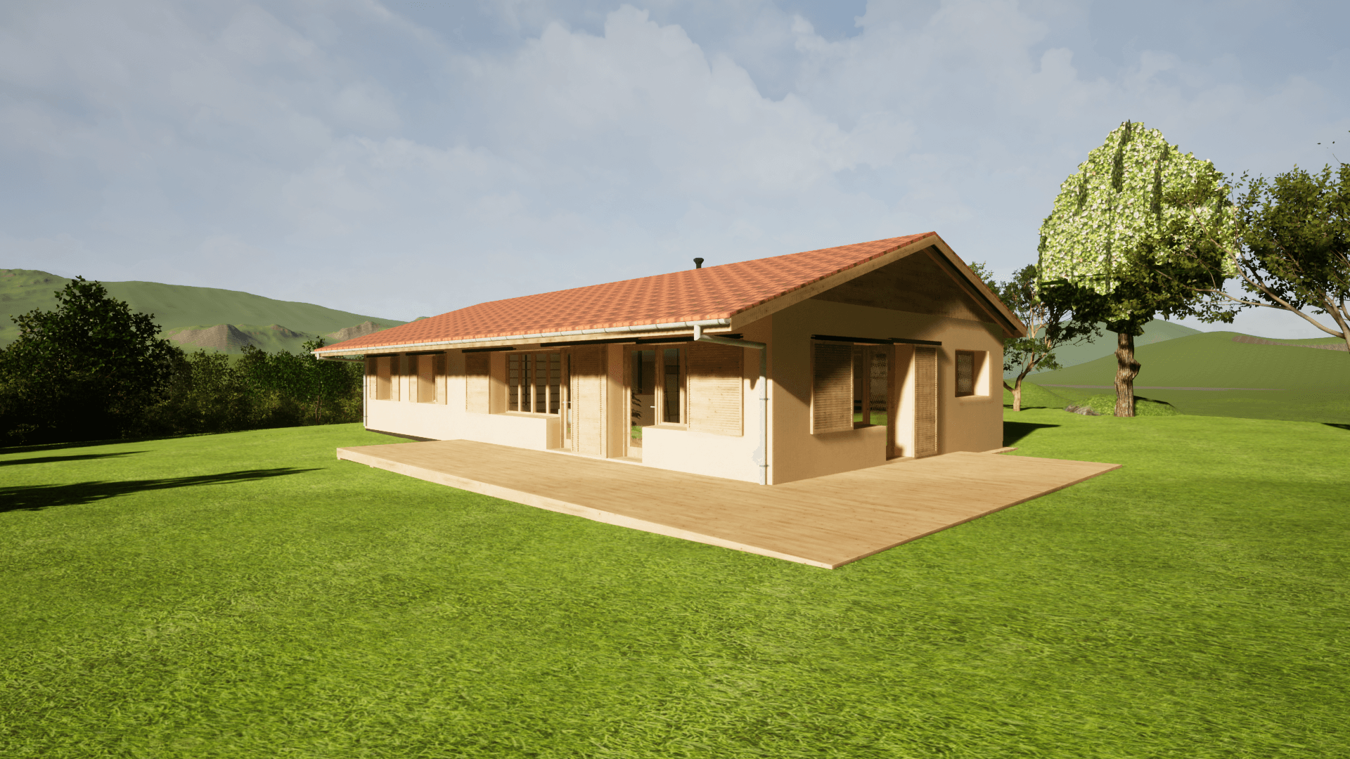 Maison bioclimatique